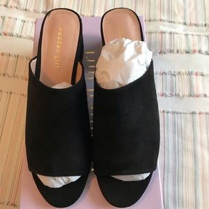 Madden Girl Lorna Heeled Mule Sandals